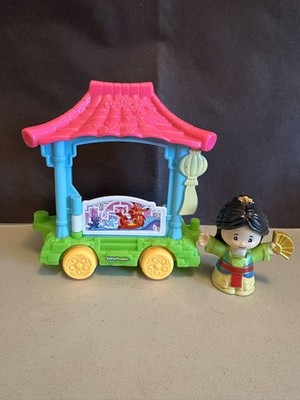 Fisher-Price Little People Disney Princess Parade Mulan Figure And Her Float
