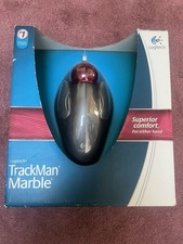 Logitech Trackman Marble Trackball Mouse 4 Button - Brand New in Box 910-000806