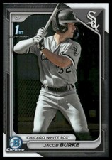 2024 Bowman #BCP-116 Jacob Burke Rookie Chrome Prospects Chicago White Sox