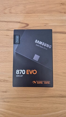 Samsung 870 EVO 250GB 2,5 Zoll SATA III Interne SSD (MZ-77E250B/EU)