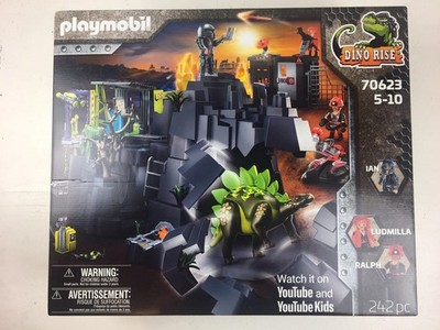 PLAYMOBIL Dino Rise 70623 Kristallmine mit Licht-, Sound- und Vibrationseffekt