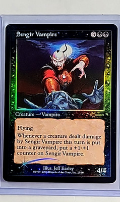 2000 MTG Magic The Gathering Beatdown Box Foil Sengir Vampire Black WOTC Card