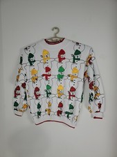 Vintage Hasting  Smith Snowman Christmas Holiday Sweater Women  s Size Large New