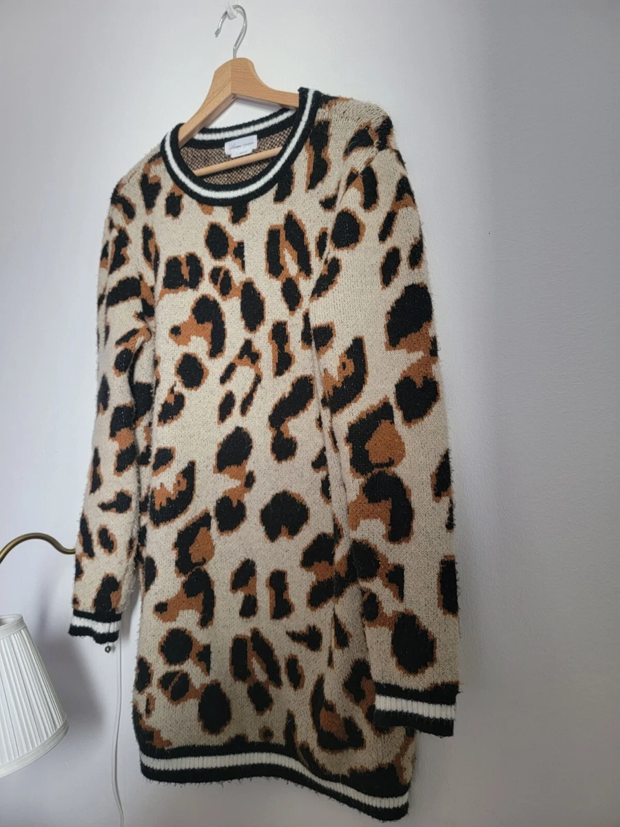 Lovers and friends leopard sweater hot sale