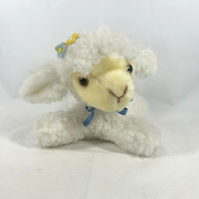 Vintage Eden Lamb Plush Wind Up Musical Animated Mary Had A Little Lamb VIDEO