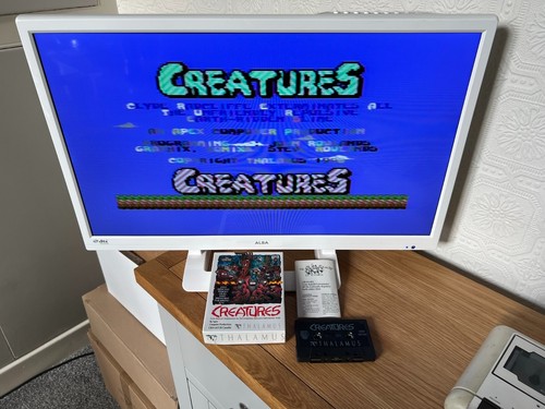 Thalamus Creatures Commodore 64 Cassette - Boxed Working -👾Retro Gift Idea👾 - Photo 7/12