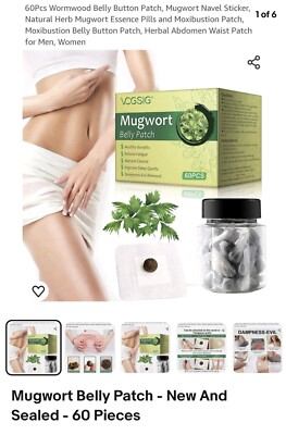 60pcs Mugwort Navel Sticker,Wormwood Belly Patch.Traditional Ancient Healthy 