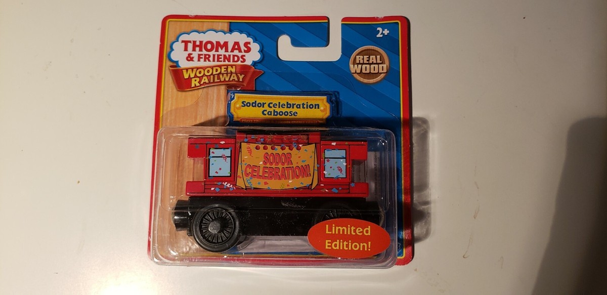 THOMAS WOODEN RAILWAY~ MUSICAL CABOOSE ~ SODOR CELEBRATION