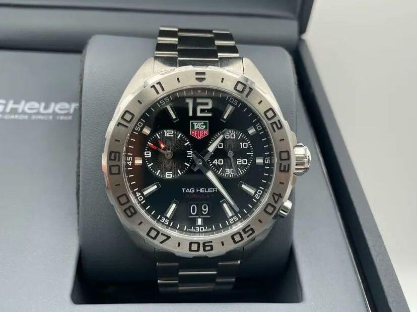 TAG Heuer Formula 1 WAZ111A.BA0875 Black Dial Date Analog Men's Watch 41mm