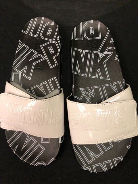 Victorias Secret PINK Slides M 7-8 Adjustable | eBay