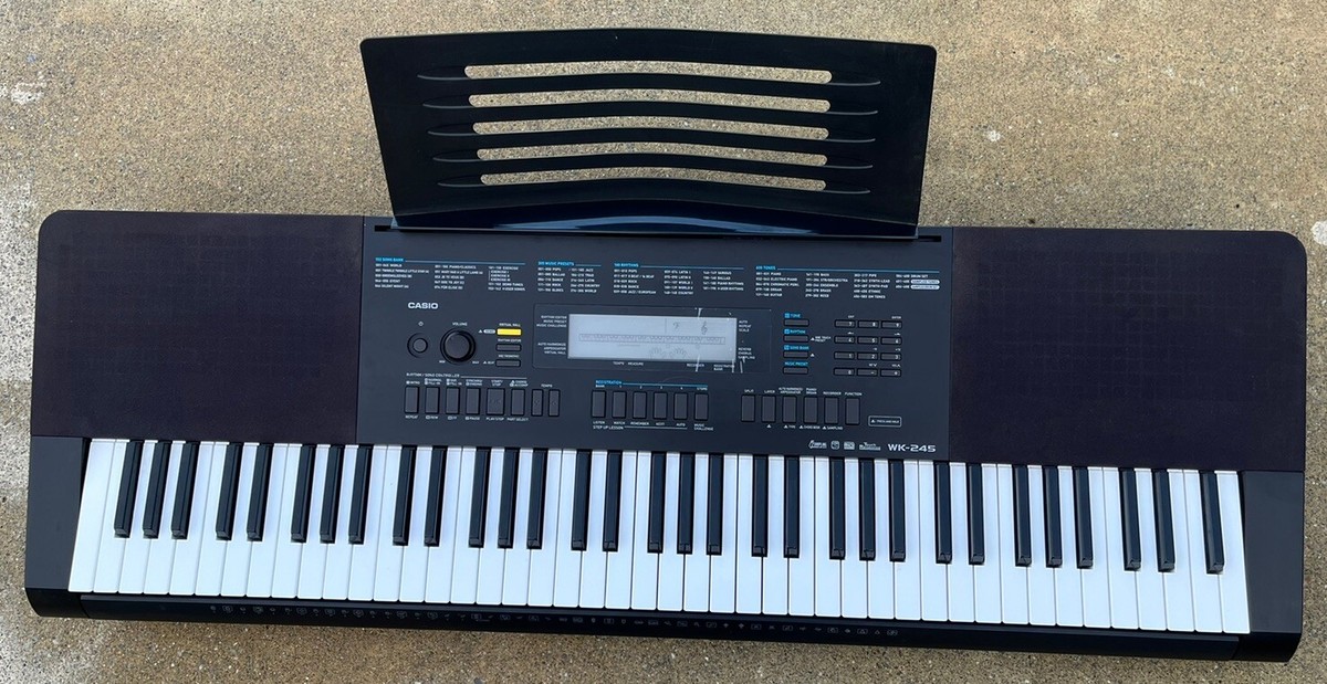 CASIO WK-245 76鍵盤 生産終了品 Casio WK-245 (76 Key) | Music Marvel