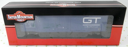 Coche de carga escala HO 60' PS-1 SD - Grand Trunk Western #383321 - IMRC #46906-01 | Zustand: New