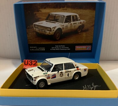 Scalextric passion SC010 Seat 124 Proto #4 Rally Race Catalunya 1984 J. M.