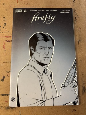 Firefly NO. 25 (2021 BOOM Studios) Blank Cover Sketch- DJ Wiedrich