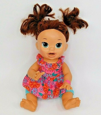 baby alive snackin sara brunette