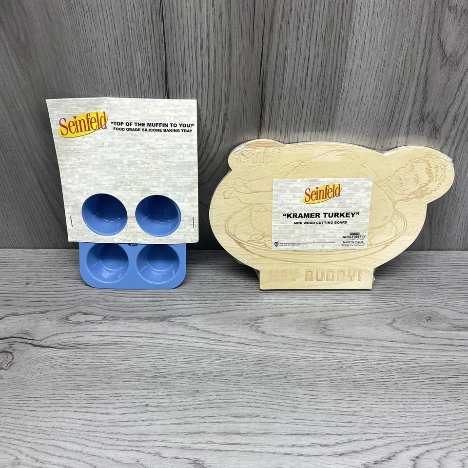 Seinfeld Top Of The Muffin To You! Backblech Kramer Truthahn Mini Schneidebrett
