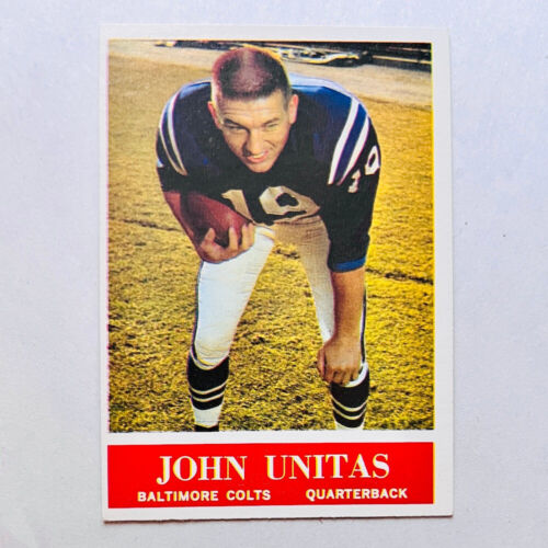 Johnny Unitas 1964 Philadelphia Football #12 Baltimore Colts HOF ca. Ex/NM!!