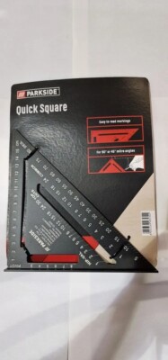 Parkside Quick Square, leicht lesbare Markierungen, für 90 * oder 45 * Gehrungswinkel 