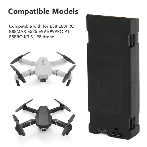 3.7V 1800mAh Li Ion Battery RC Drone Battery Replacement For E88 E88PRO E88MAX - Picture 12 of 12