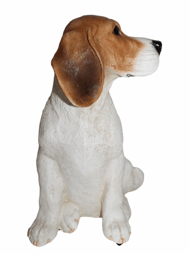 Deco Figura Beagle Adult Figurilla de Perro Sentado Colección Castagna Resin H - Imagen 3 de 5