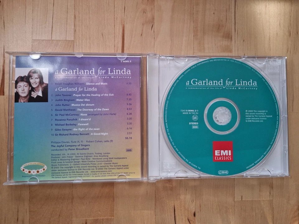 A Garland for Linda: A Commemoration of the Life of LINDA MCCARTNEY / neuwertig! - Bild 3 von 3