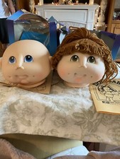 1984 Lot Of 2 Doll Baby NOS HEAD Original Box Martha Nelson Thomas Fibre Craft