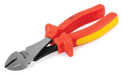 Titan Tools 7-Inch Vde Insulated Diagonal Pliers 73347