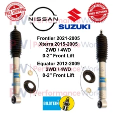 Bilstein B8 5100 Shocks Pair 0-2" Front Lift Fits Frontier / Xterra / Equator