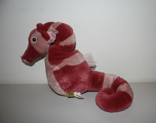 Wild Republic Plush Sea Horse 2009 Soft Cuddly 12" Two Shades Of Pink Sea Life