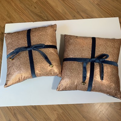 sequins throw pillows