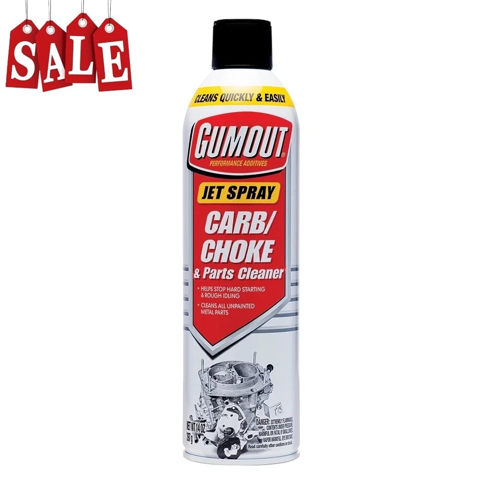 Gumout Carb And Choke Carburetor Cleaner 14 Oz. Engine Parts Spray (Pack of 2) - Image 2 of 4