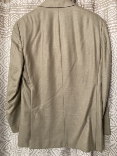Joseph Abboud Jacket~Brand New~2button~Silk & Wool~Beige~Size 38R~beauty~from CA - Foto 3 di 9
