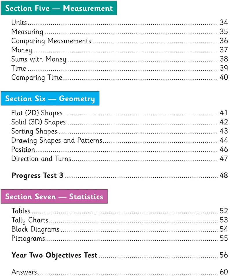KS1 SATS Year 2 Maths & English Targeted Question Books with Answer Ages 6-7 CGP - Image 4 of 4