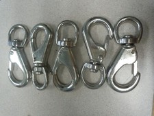 3-1/4"L with 5/8" Eye Swivel Eye Bolt Snap. Lot of 5