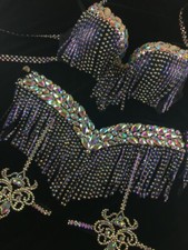 bra  belt  accessories dance egyptian bellydance costumes Luxury
