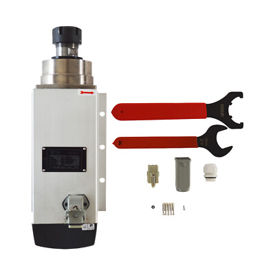 ER32 220V Square Spindle Motor 4.5KW With Flange
