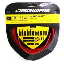 Jagwire Pro 2x Shift Kit Road/Mountain SRAM/Shimano, Red 