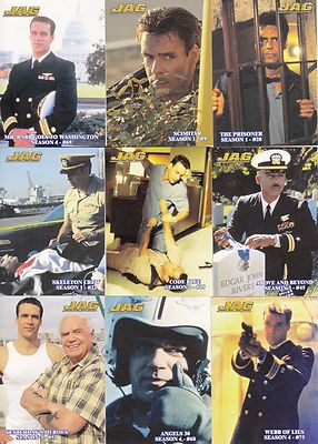 JAG PREMIERE 2006 RITTENHOUSE ARCHIVES COMPLETE BASE CARD SET 60 TV