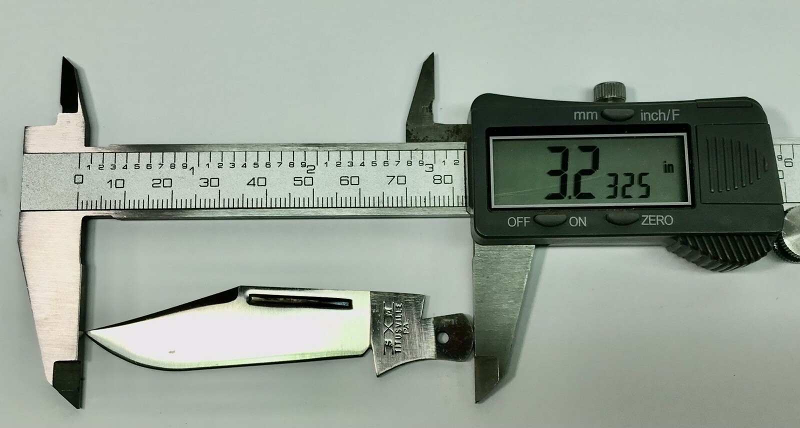 NOS Queen Schatt Morgan Folding Pocket Knife Replacement Clip Blade 3" QC