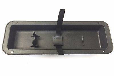 BLACK Fire Extinguisher Wall Mount Pocket Recessed Bracket Holder Hanger Boat RV
