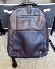 solo reade leather backpack