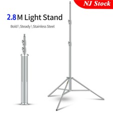 US 2.8m Heavy Duty Bold Steady Light Stand Tripod For Studio Flash Softbox Light