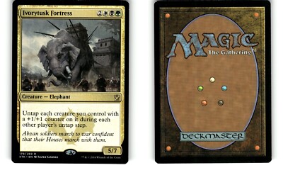 mtg khans of tarkir cards Card Ivorytusk Fortress KTK 179/269 R discard your hand. Magic The Gathering Khans of