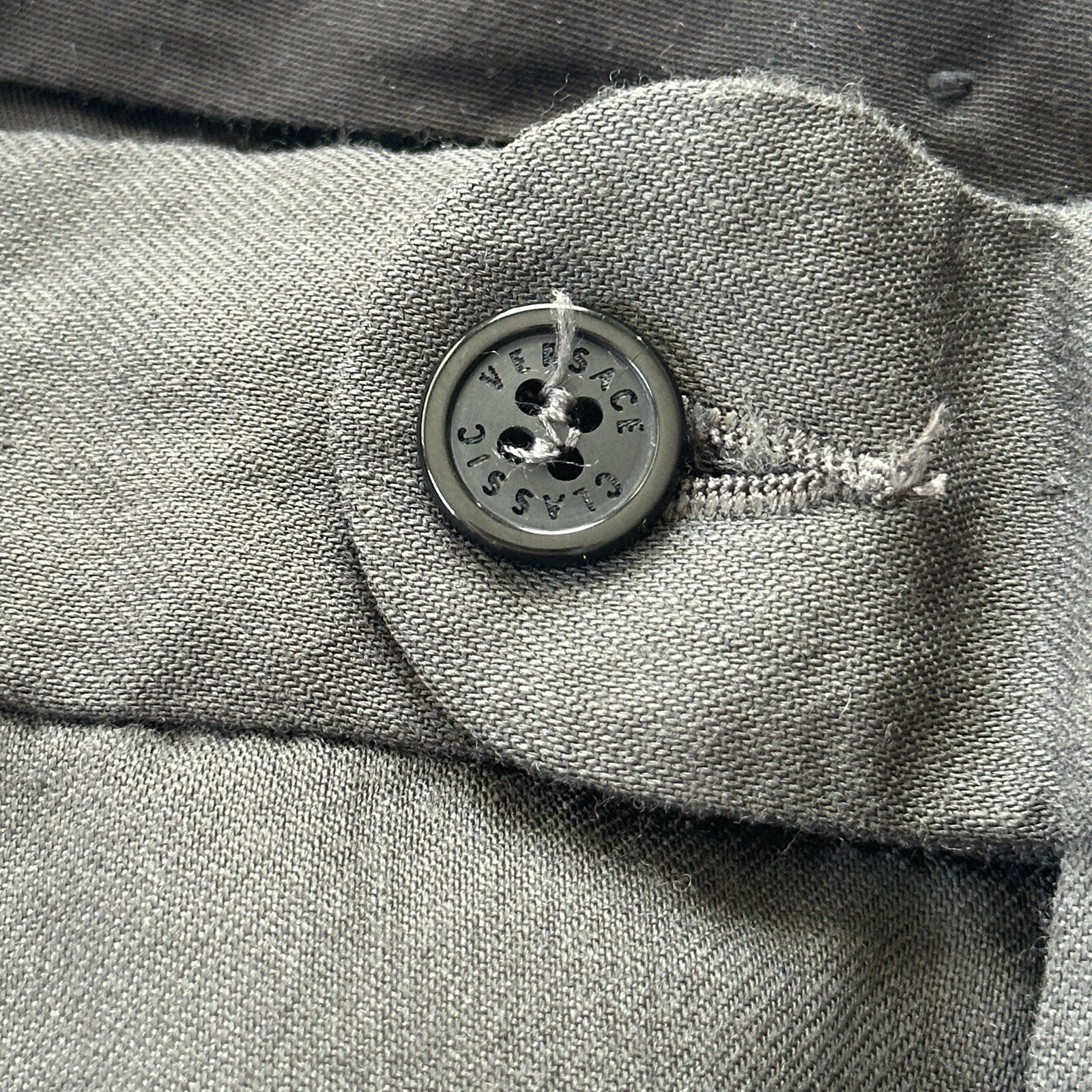 Versace abito pantalone plissettato 31x32