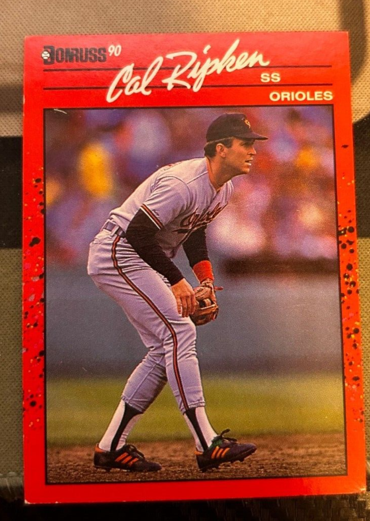 Dale Perry、2nd limited edition 1996年 1990 Donruss Cal Ripken Jr. #96 ERROR Card No Period after Inc