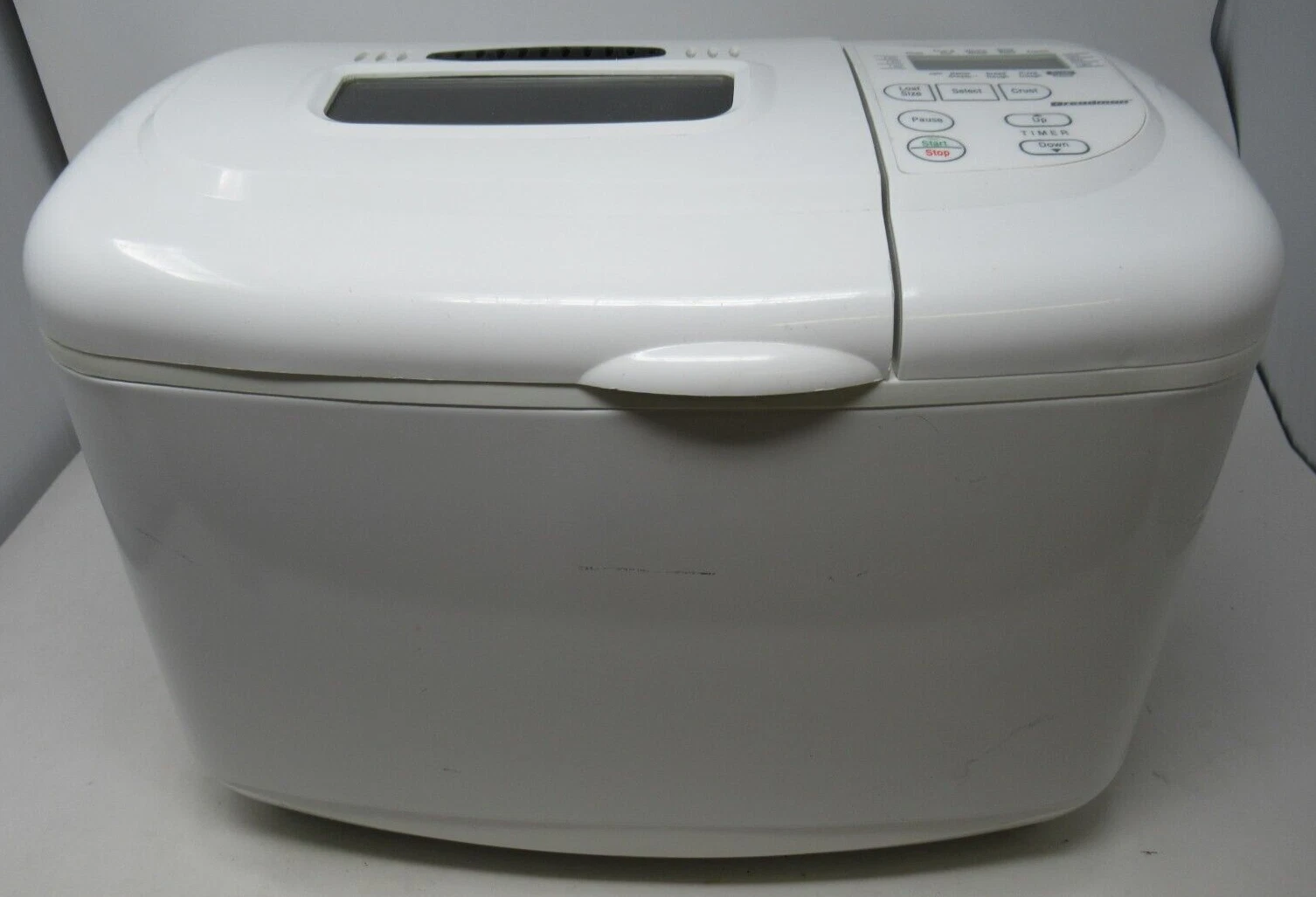 BREADMAN 1-2 LB. DIGITAL BREAD MAKER WHITE TR845, BREAD MACHINE FRUIT & NUT +