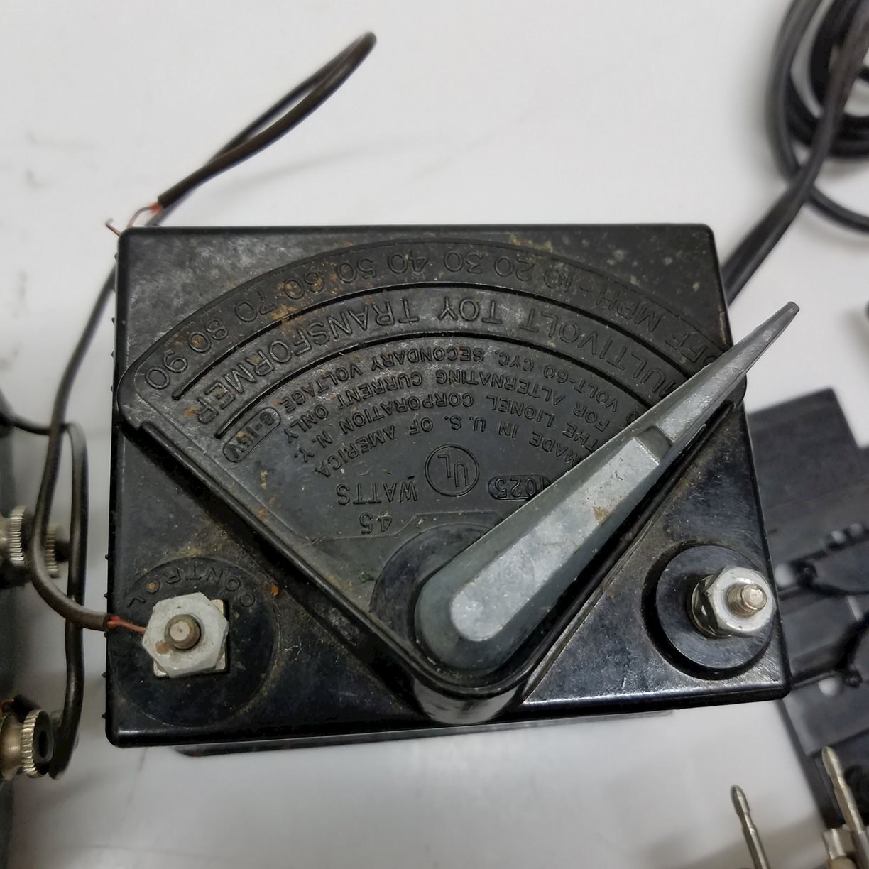 Model Train Tracks, Transformers, Switch Tower UNTESTED FOR PARTS