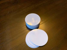 3" Round Insert Sublimation Aluminum Blank Disc- Lot of 50PCs