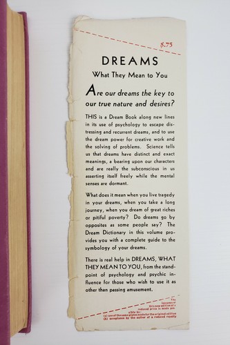 Dreams: What They Mean to You by Gabrielle Rosiere 1924 Grosset Dunlap Hardback - Picture 6 of 10
