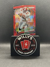 GERALD RIGGS 2025 Panini Prizm Football Red Flash Parallel NFL Card #117